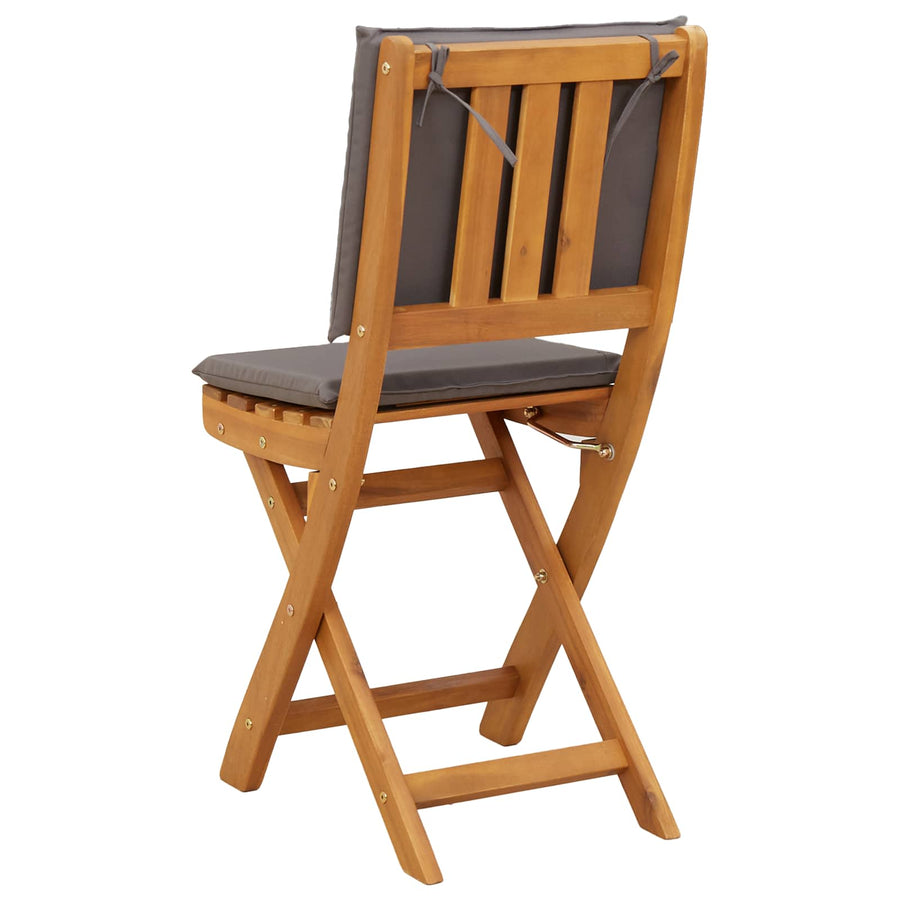 Bistrostoelen voor buiten 2 pcs Donkergrijs 38 x 46 x 85 cm