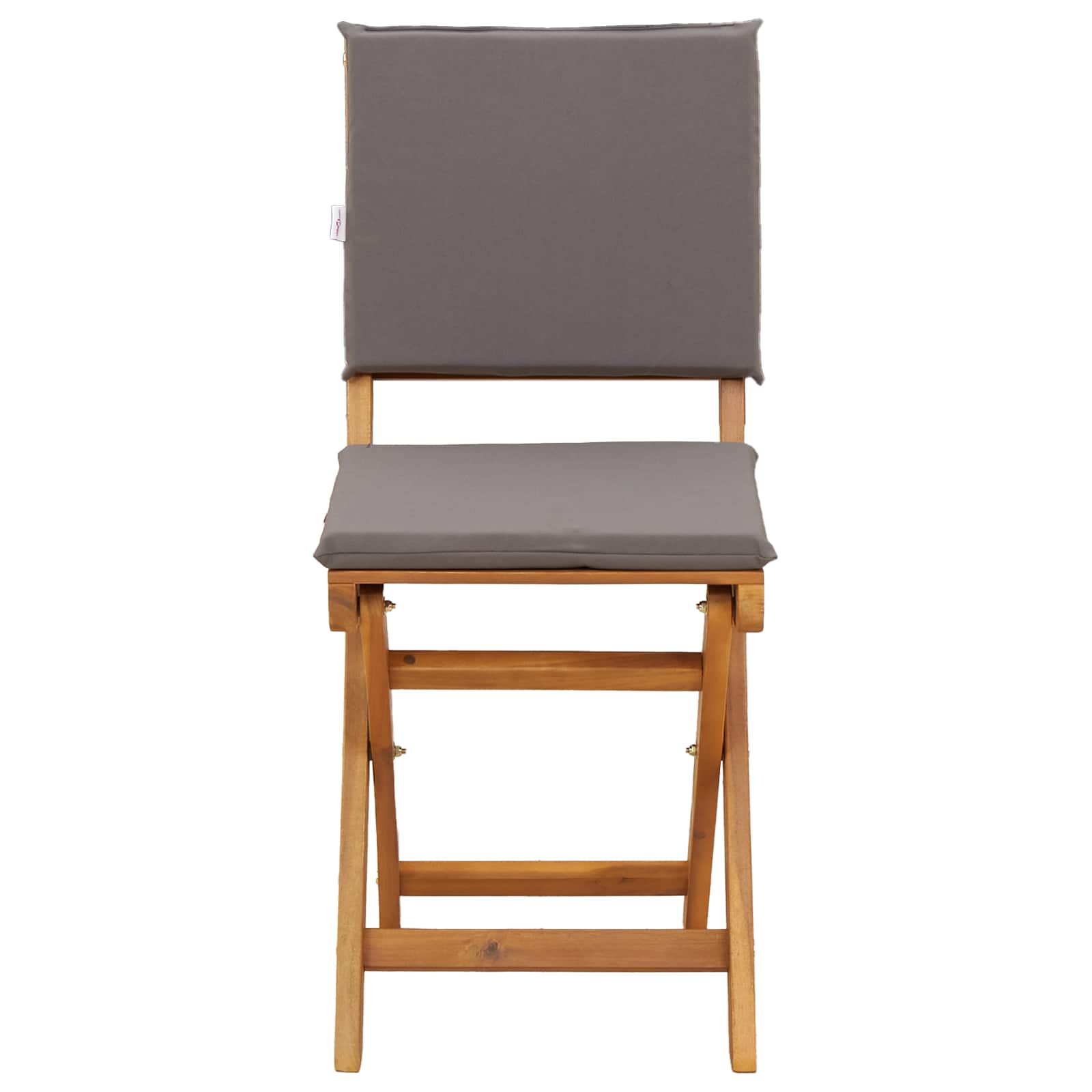 Bistrostoelen voor buiten 2 pcs Donkergrijs 38 x 46 x 85 cm