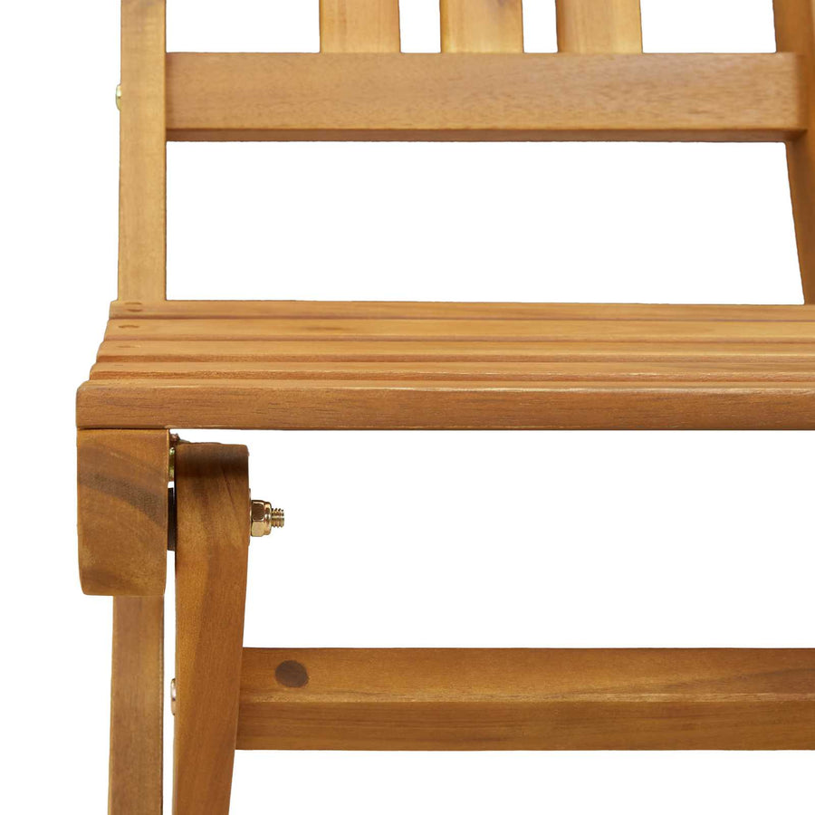Bistrostoelen voor buiten 4 pcs Naturel 40 x 42 x 85 cm