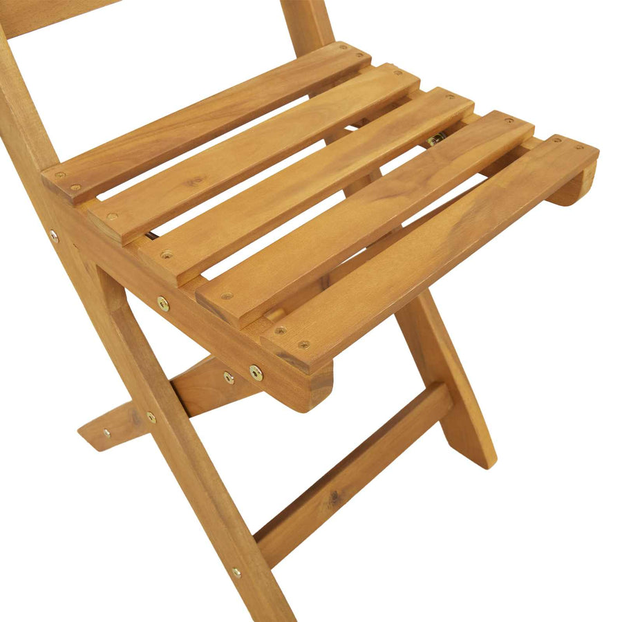 Bistrostoelen voor buiten 4 pcs Naturel 40 x 42 x 85 cm