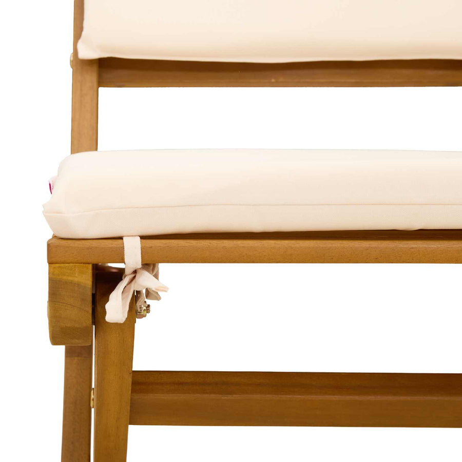Bistrostoelen voor buiten 4 pcs Crèmewit 38 x 46 x 85 cm