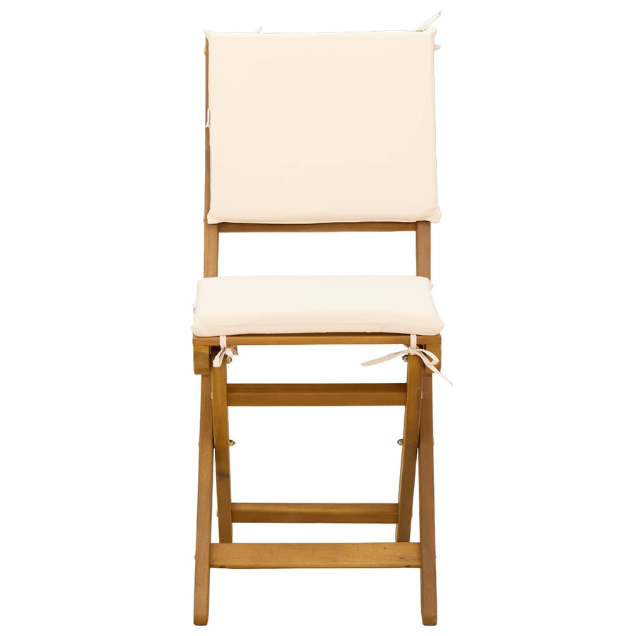 Bistrostoelen voor buiten 4 pcs Crèmewit 38 x 46 x 85 cm