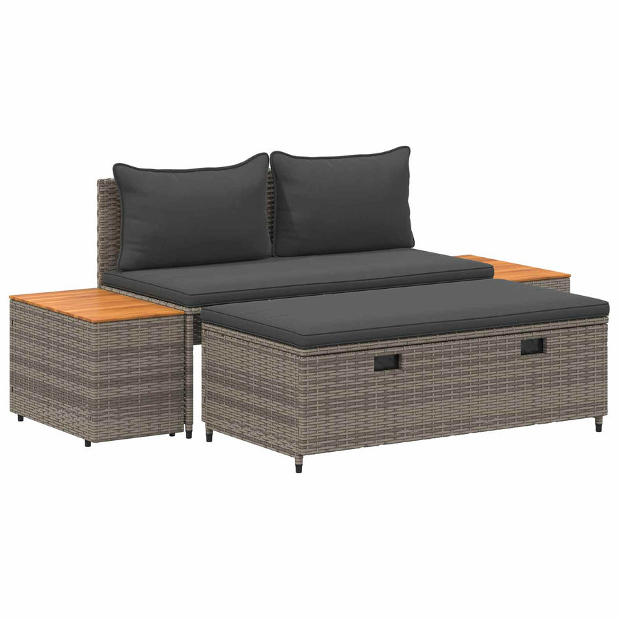 Buiten bankenset 4-Aantal zitplaatsen 4 pcs 55 x 30 x 39 cm