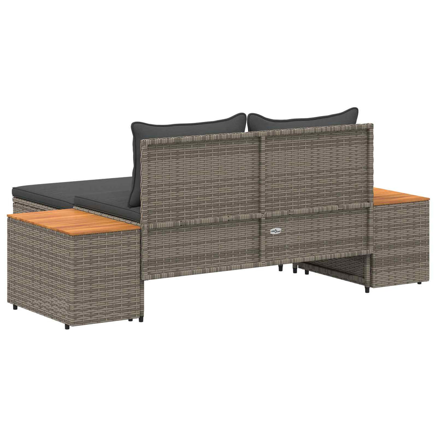 Buiten bankenset 4-Aantal zitplaatsen 4 pcs 55 x 30 x 39 cm