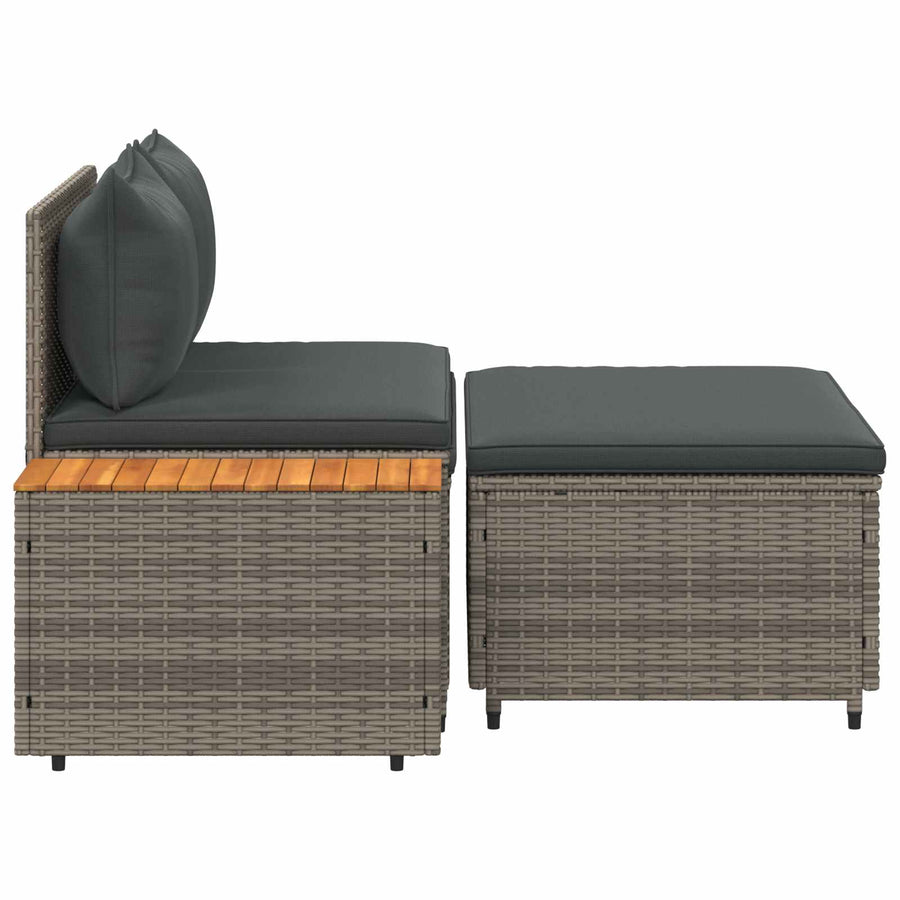 Buiten bankenset 4-Aantal zitplaatsen 4 pcs 55 x 30 x 39 cm