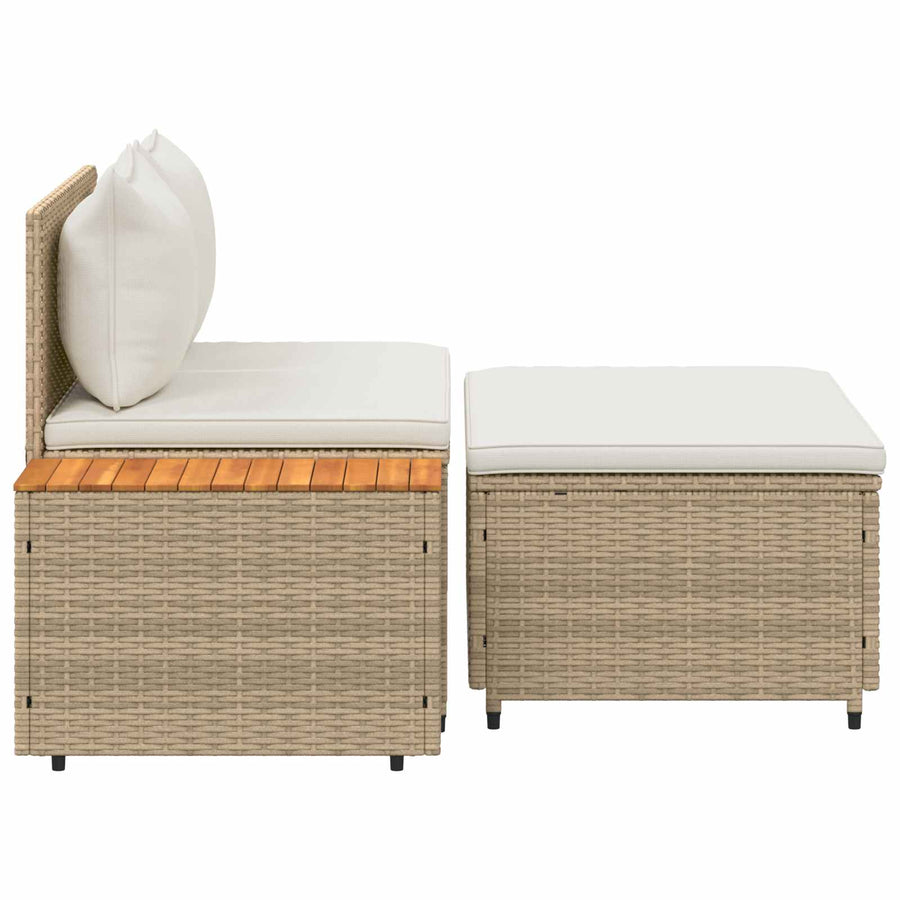 Buiten bankenset 4-Aantal zitplaatsen 4 pcs 55 x 30 x 39 cm