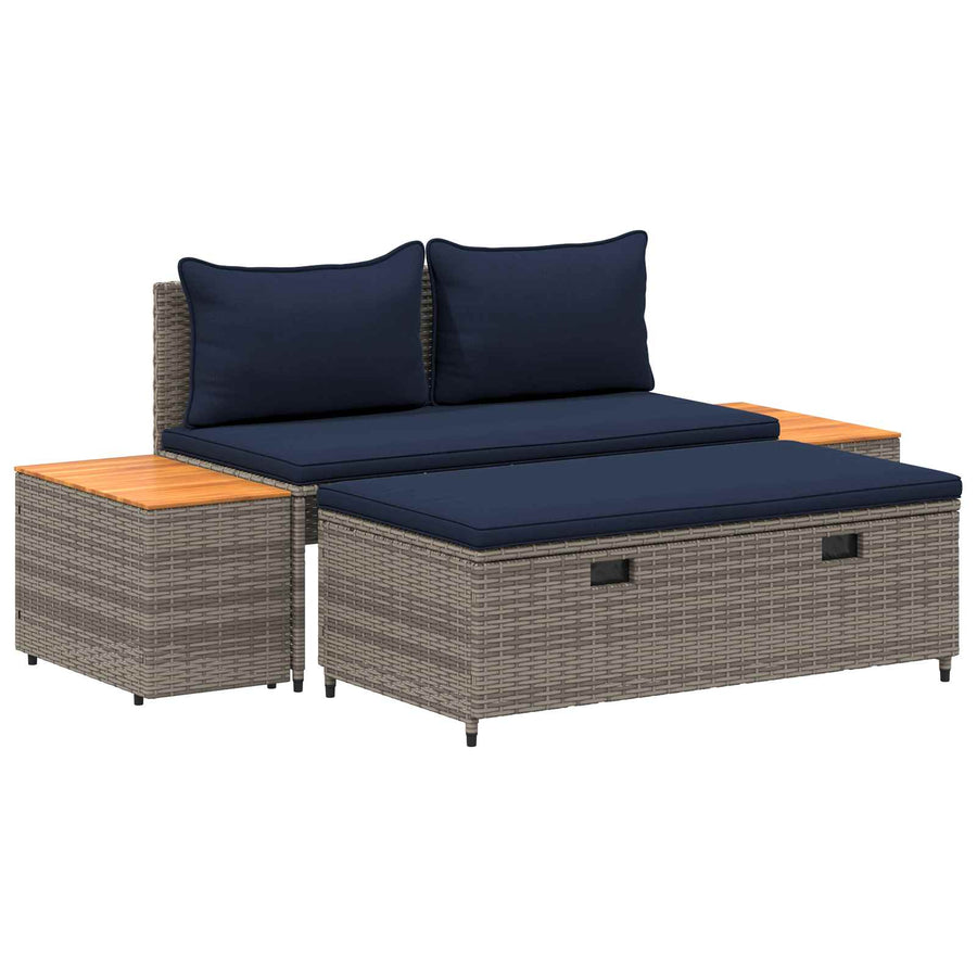 Buiten bankenset 4-Aantal zitplaatsen 4 pcs 55 x 30 x 39 cm
