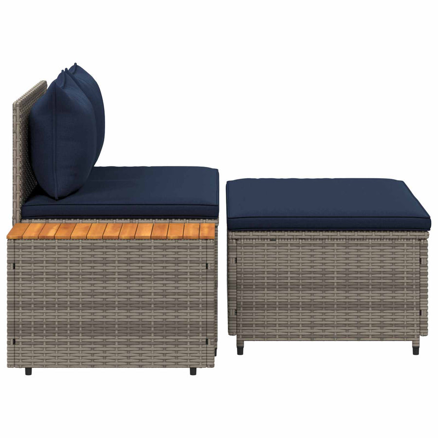Buiten bankenset 4-Aantal zitplaatsen 4 pcs 55 x 30 x 39 cm