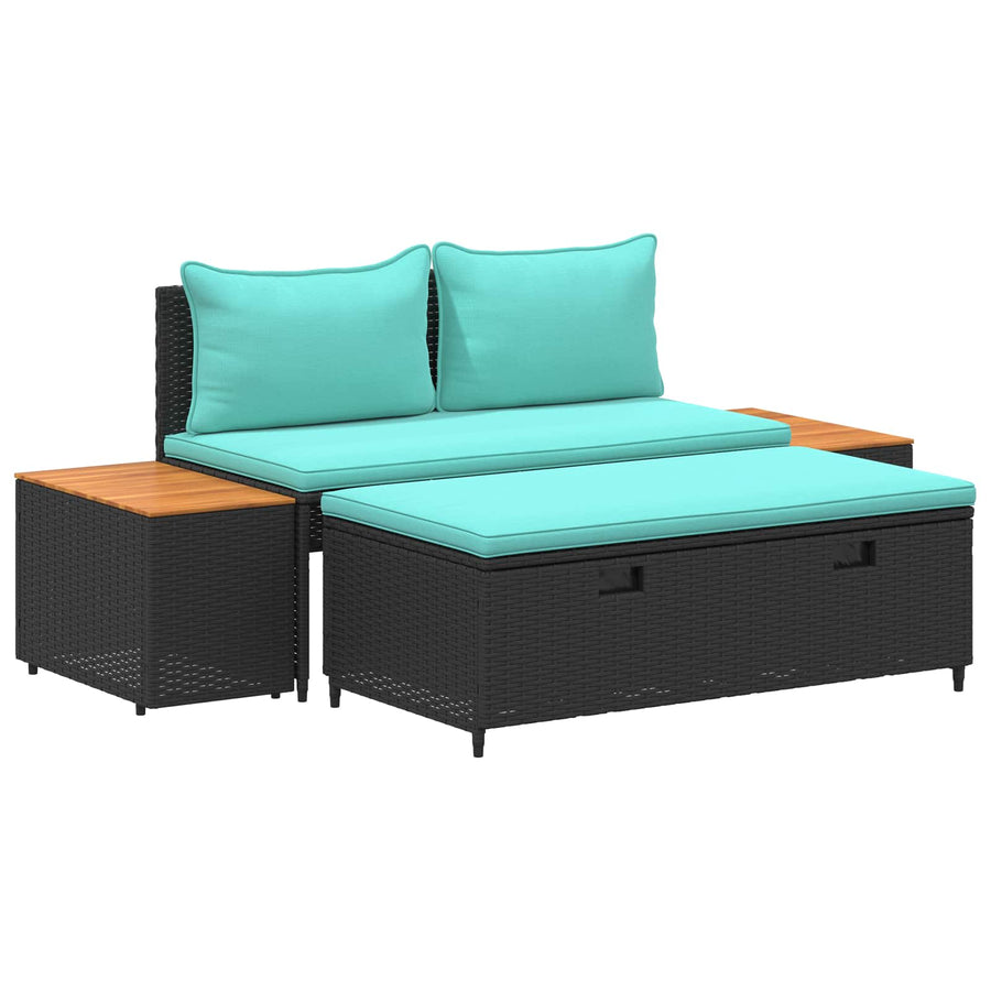 Buiten bankenset 4-Aantal zitplaatsen 4 pcs 55 x 30 x 39 cm