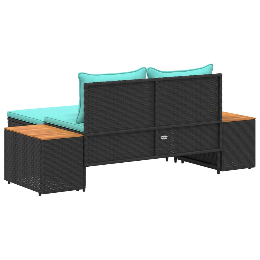 Buiten bankenset 4-Aantal zitplaatsen 4 pcs 55 x 30 x 39 cm