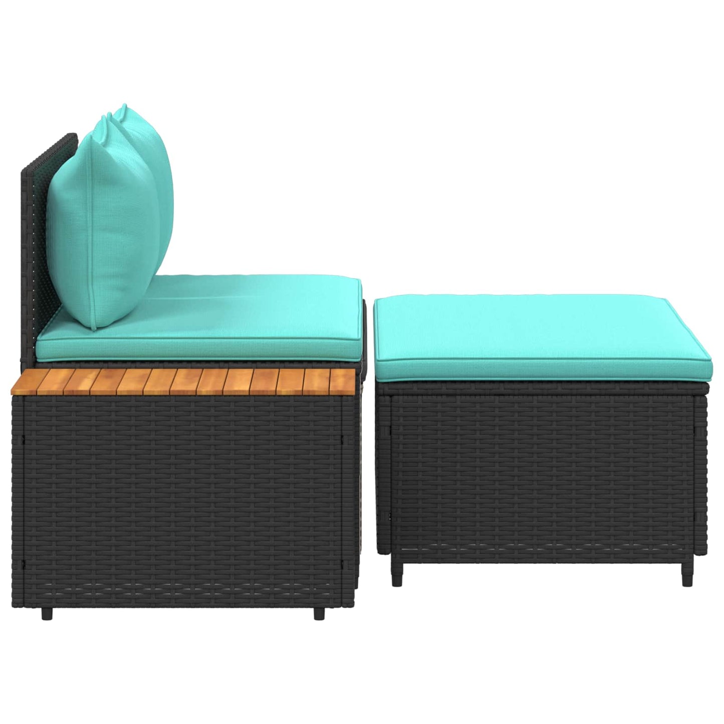 Buiten bankenset 4-Aantal zitplaatsen 4 pcs 55 x 30 x 39 cm