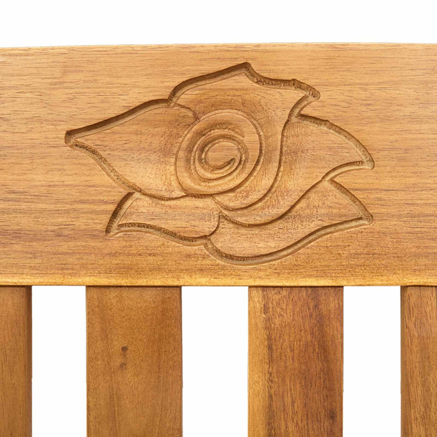 Bank met kussen Natuurlijke Olie Afwerking 114 x 46 x 82,5 cm