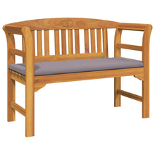 Bank met kussen Natuurlijke Olie Afwerking 114 x 46 x 82,5 cm