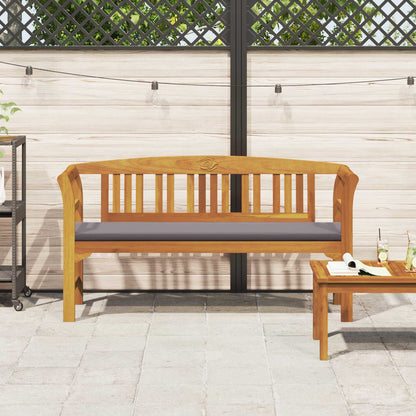 Bank met kussen Natuurlijke Olie Afwerking 157 x 46 x 82,5 cm