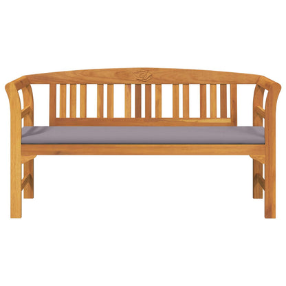 Bank met kussen Natuurlijke Olie Afwerking 157 x 46 x 82,5 cm