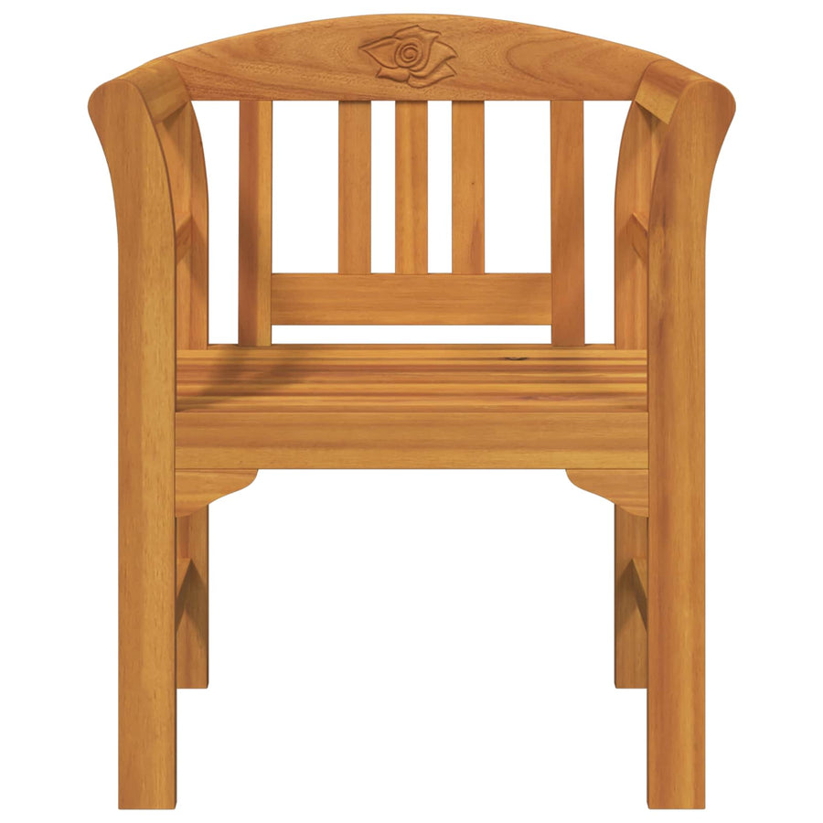 Bank met kussen Natuurlijke Olie Afwerking 68,5 x 46 x 82,5 cm
