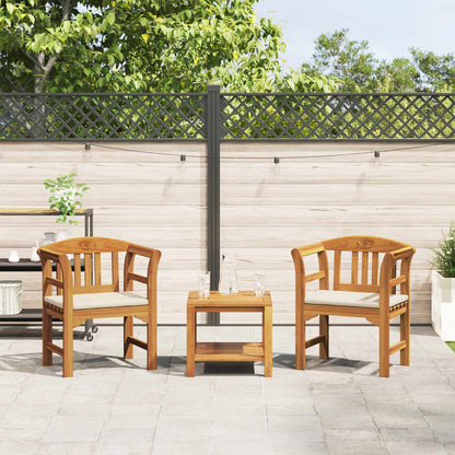 Bank met kussen Natuurlijke Olie Afwerking 68,5 x 46 x 82,5 cm