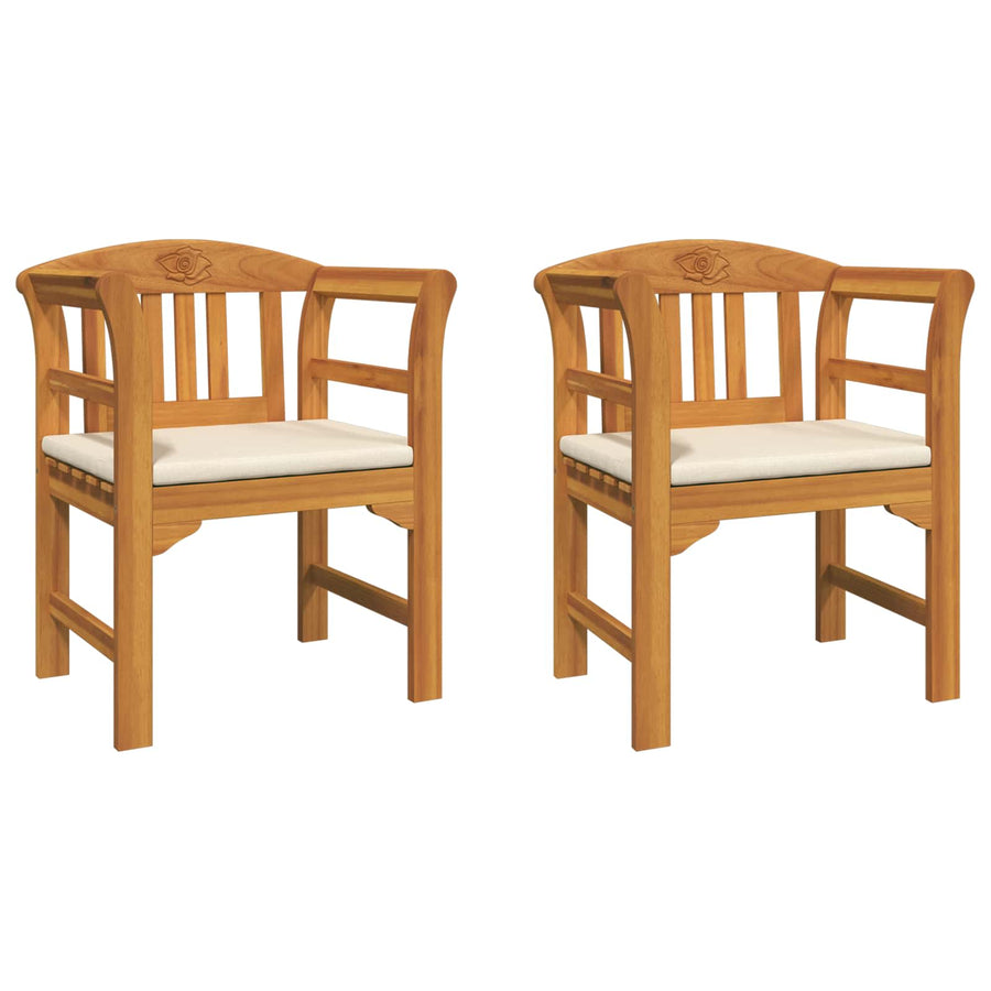 Bank met kussen Natuurlijke Olie Afwerking 68,5 x 46 x 82,5 cm