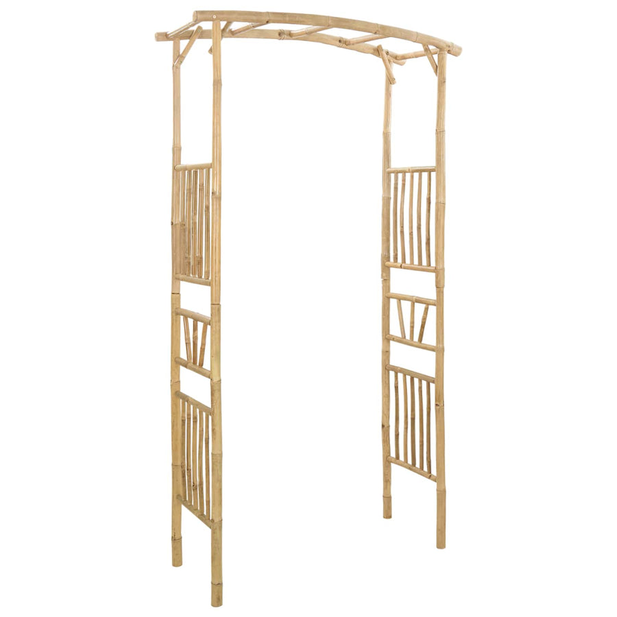 Tuin Boog Naturel 110 x 40 x 205 cm Bamboe