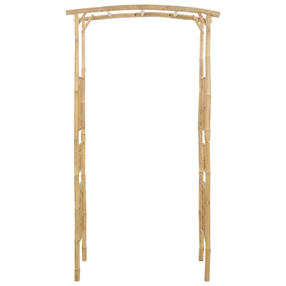 Tuin Boog Naturel 110 x 40 x 205 cm Bamboe