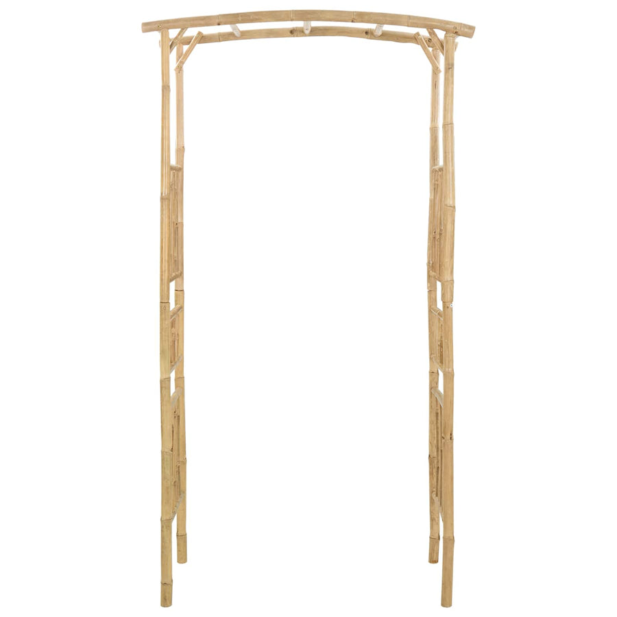 Tuin Boog Naturel 110 x 40 x 205 cm Bamboe