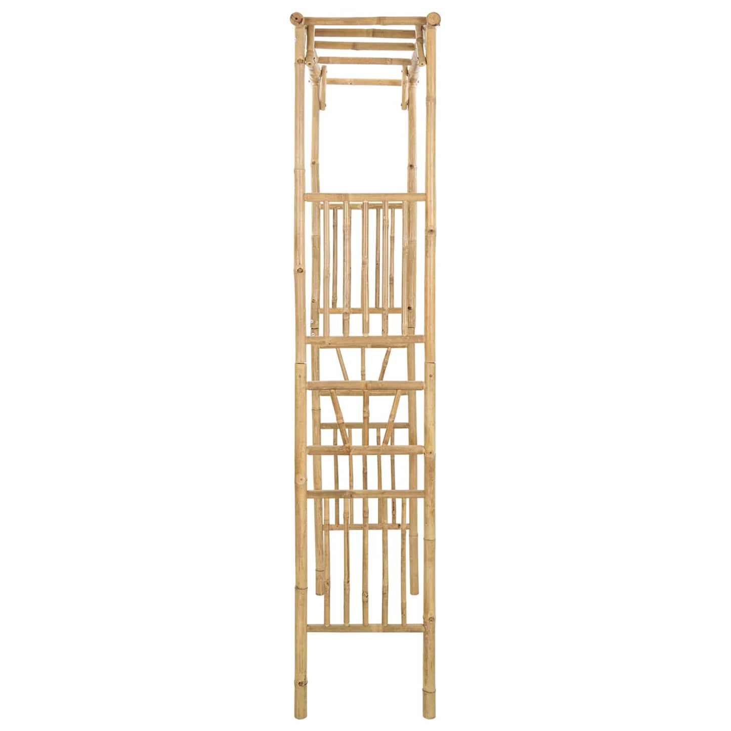 Tuin Boog Naturel 110 x 40 x 205 cm Bamboe