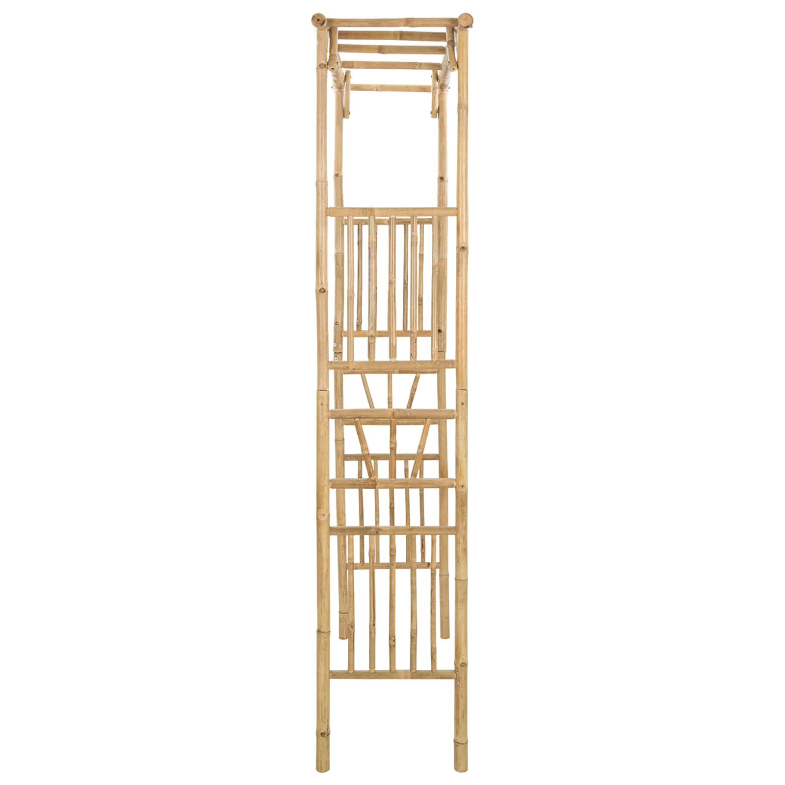 Tuin Boog Naturel 110 x 40 x 205 cm Bamboe