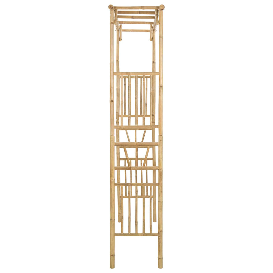 Tuin Boog Naturel 110 x 40 x 205 cm Bamboe