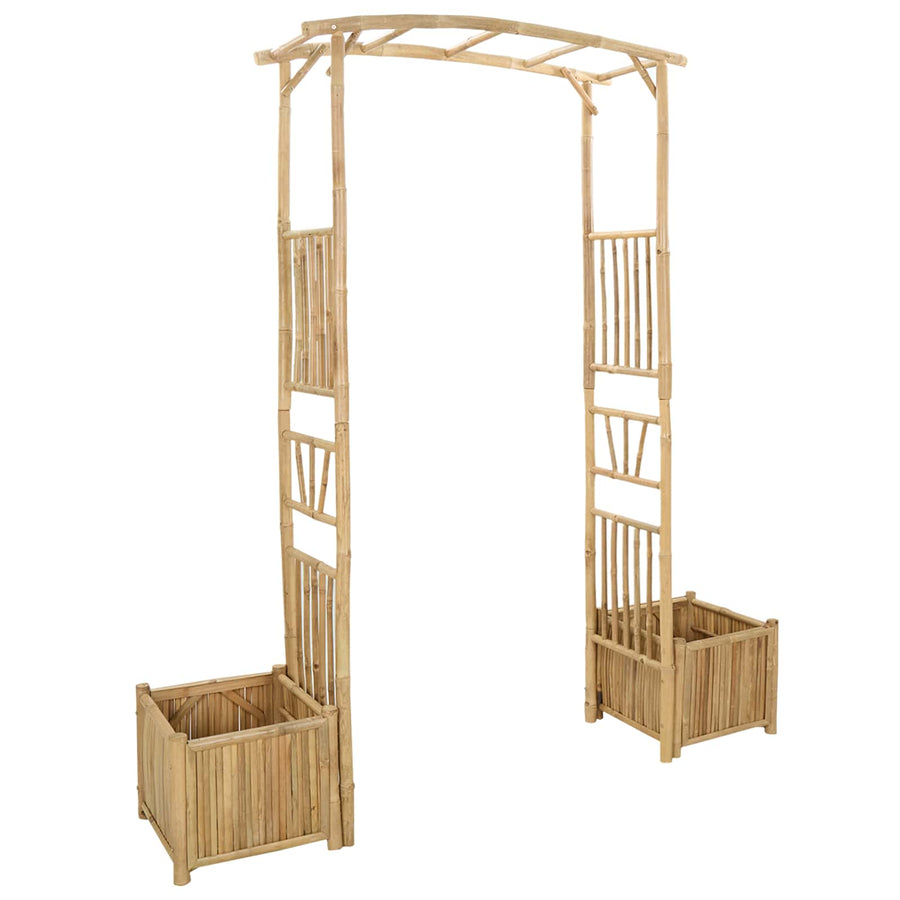 Tuin Boog Naturel 177 x 40 x 205 cm Bamboe