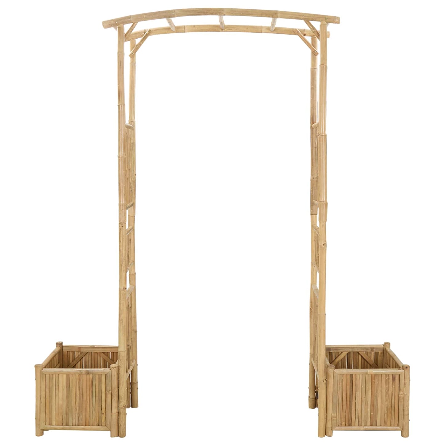Tuin Boog Naturel 177 x 40 x 205 cm Bamboe