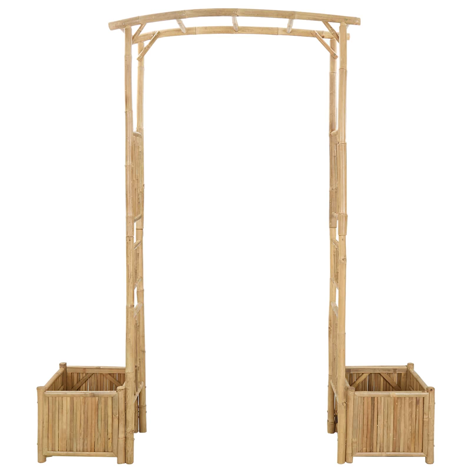 Tuin Boog Naturel 177 x 40 x 205 cm Bamboe