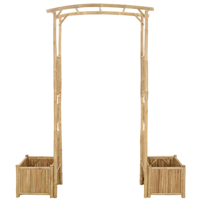 Tuin Boog Naturel 177 x 40 x 205 cm Bamboe