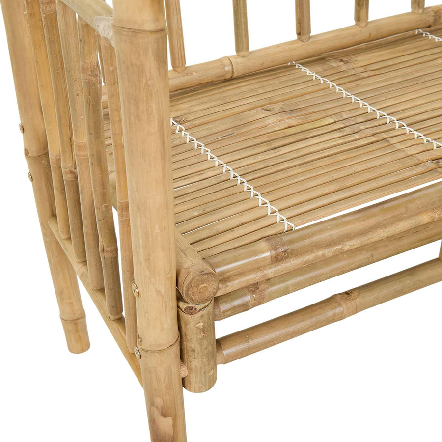Tuinboog met Bank Naturel 115 x 50 x 205 cm Bamboe