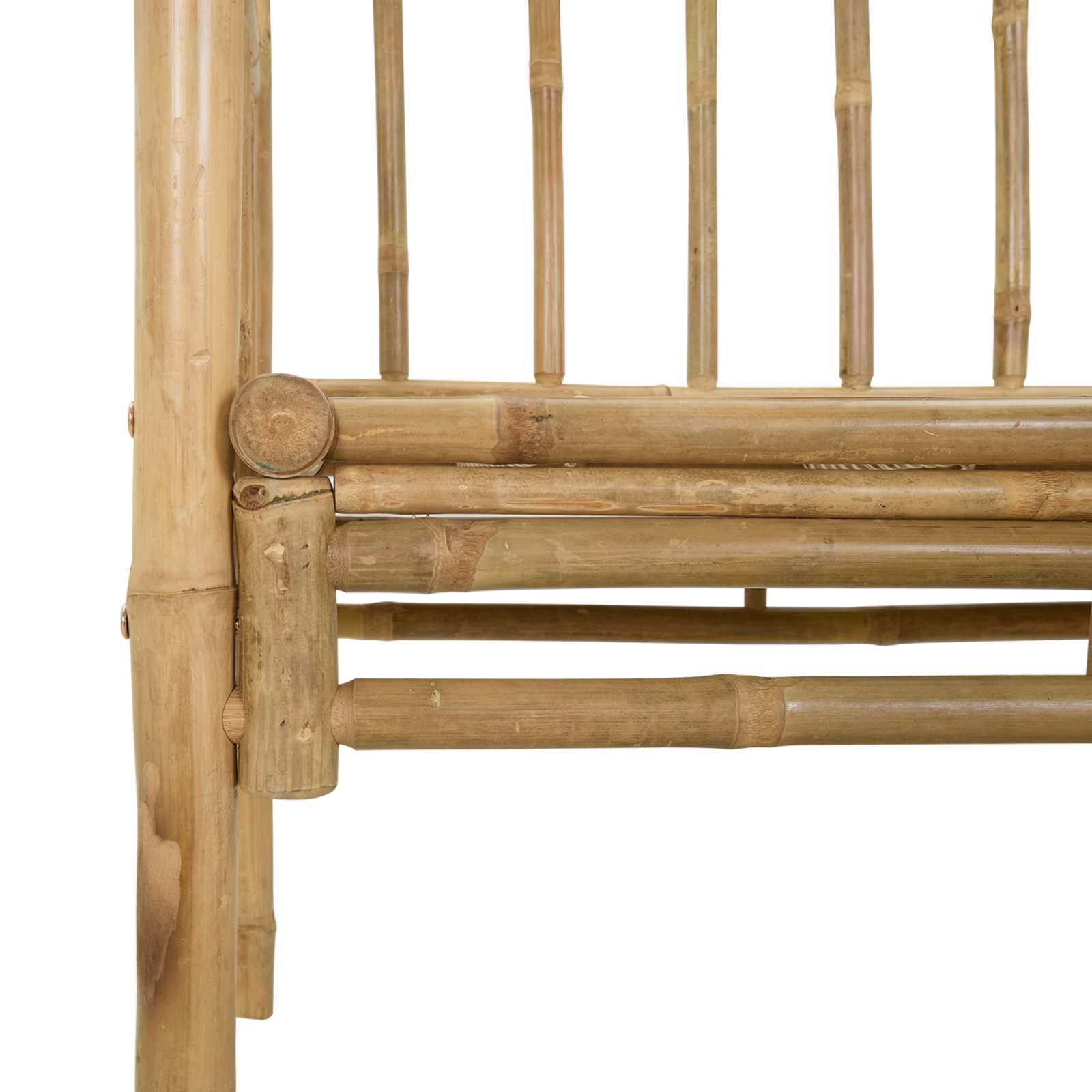 Tuinboog met Bank Naturel 115 x 50 x 205 cm Bamboe