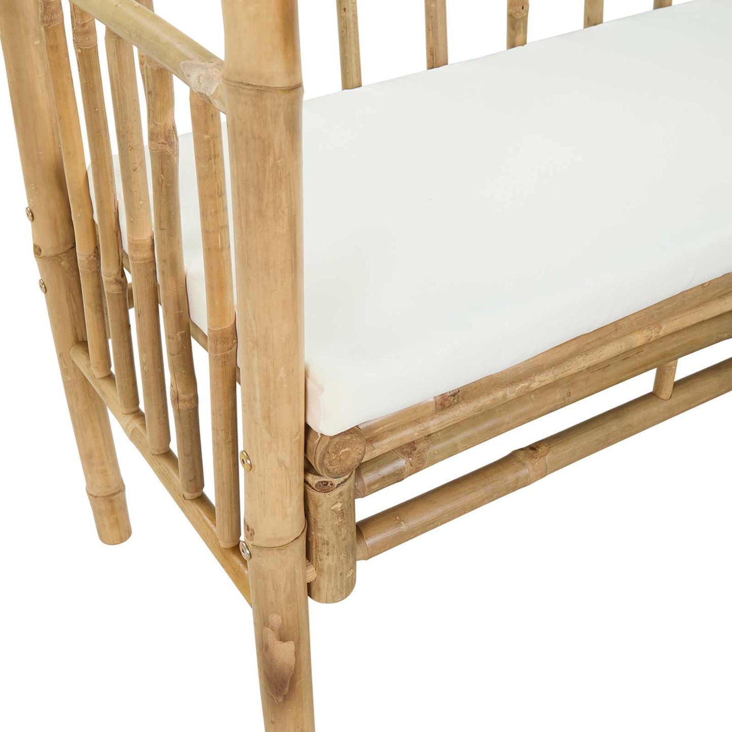 Tuinboog met Bank Naturel 115 x 50 x 205 cm Bamboe