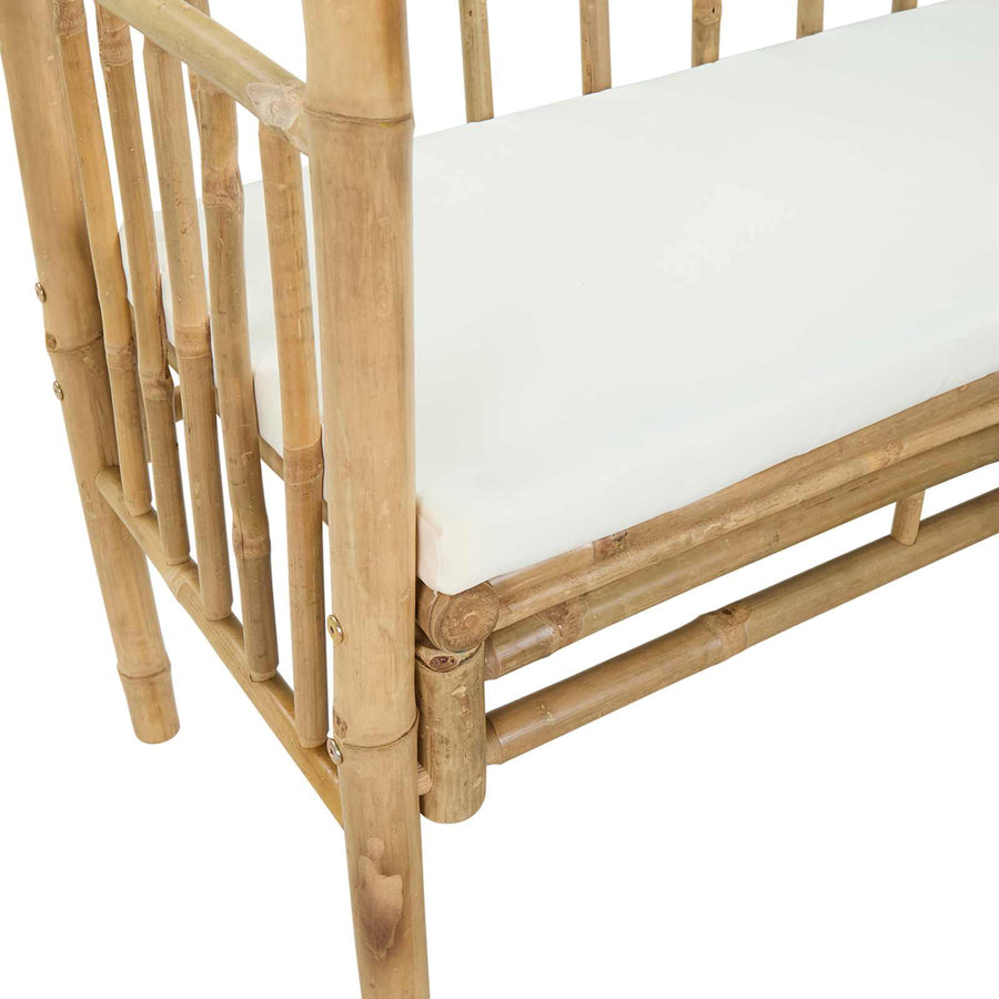 Tuinboog met Bank Naturel 115 x 50 x 205 cm Bamboe