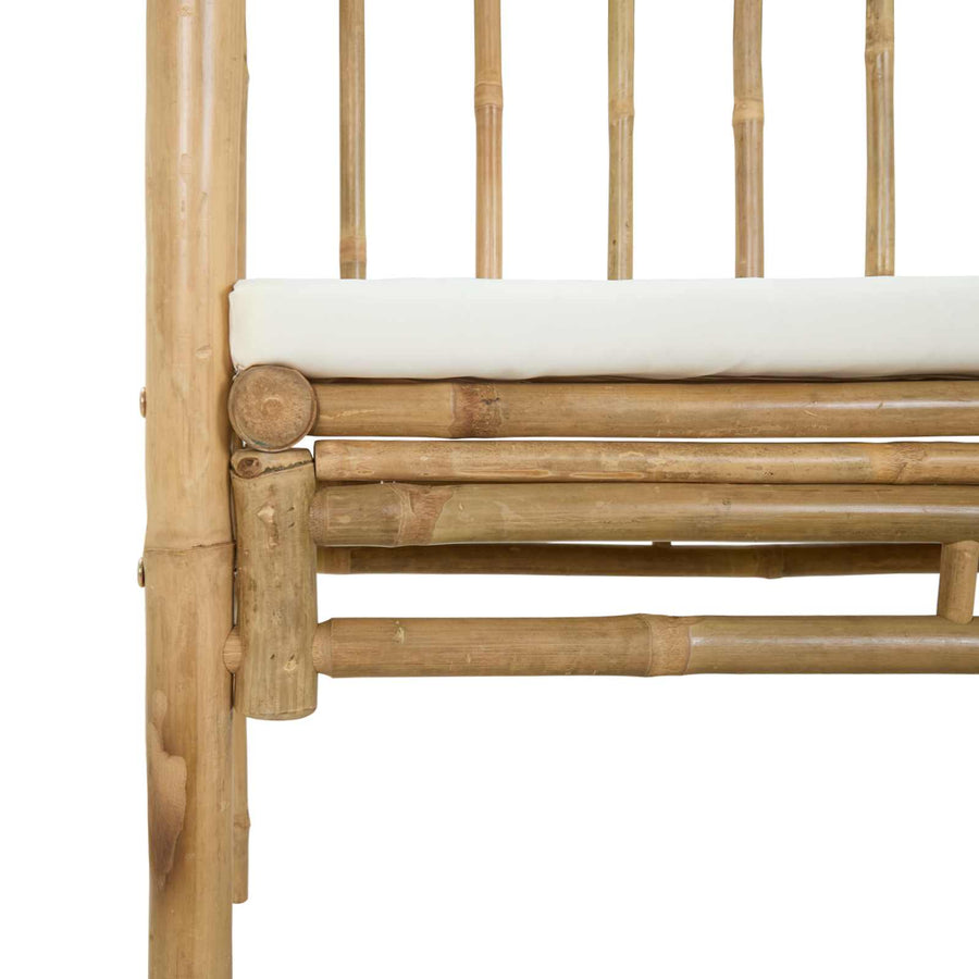 Tuinboog met Bank Naturel 115 x 50 x 205 cm Bamboe