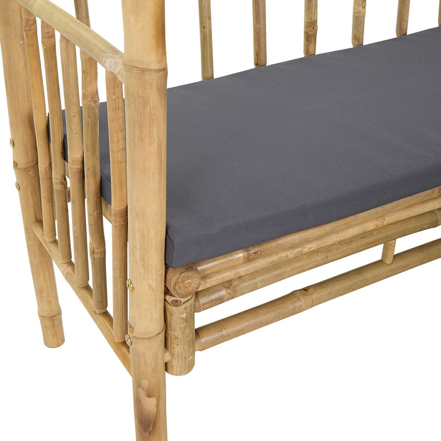 Tuinboog met Bank Naturel 115 x 50 x 205 cm Bamboe
