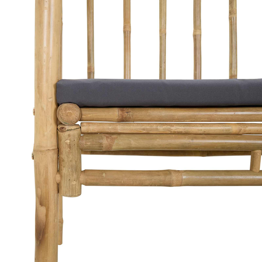 Tuinboog met Bank Naturel 115 x 50 x 205 cm Bamboe