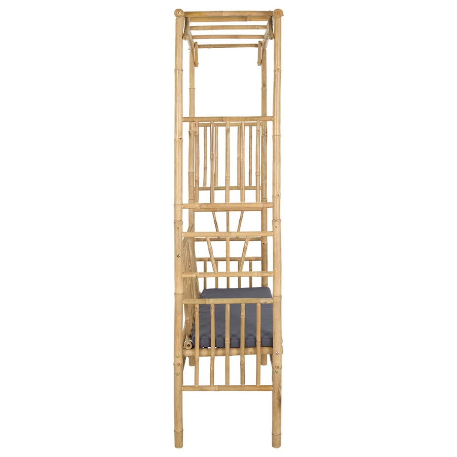 Tuinboog met Bank Naturel 115 x 50 x 205 cm Bamboe