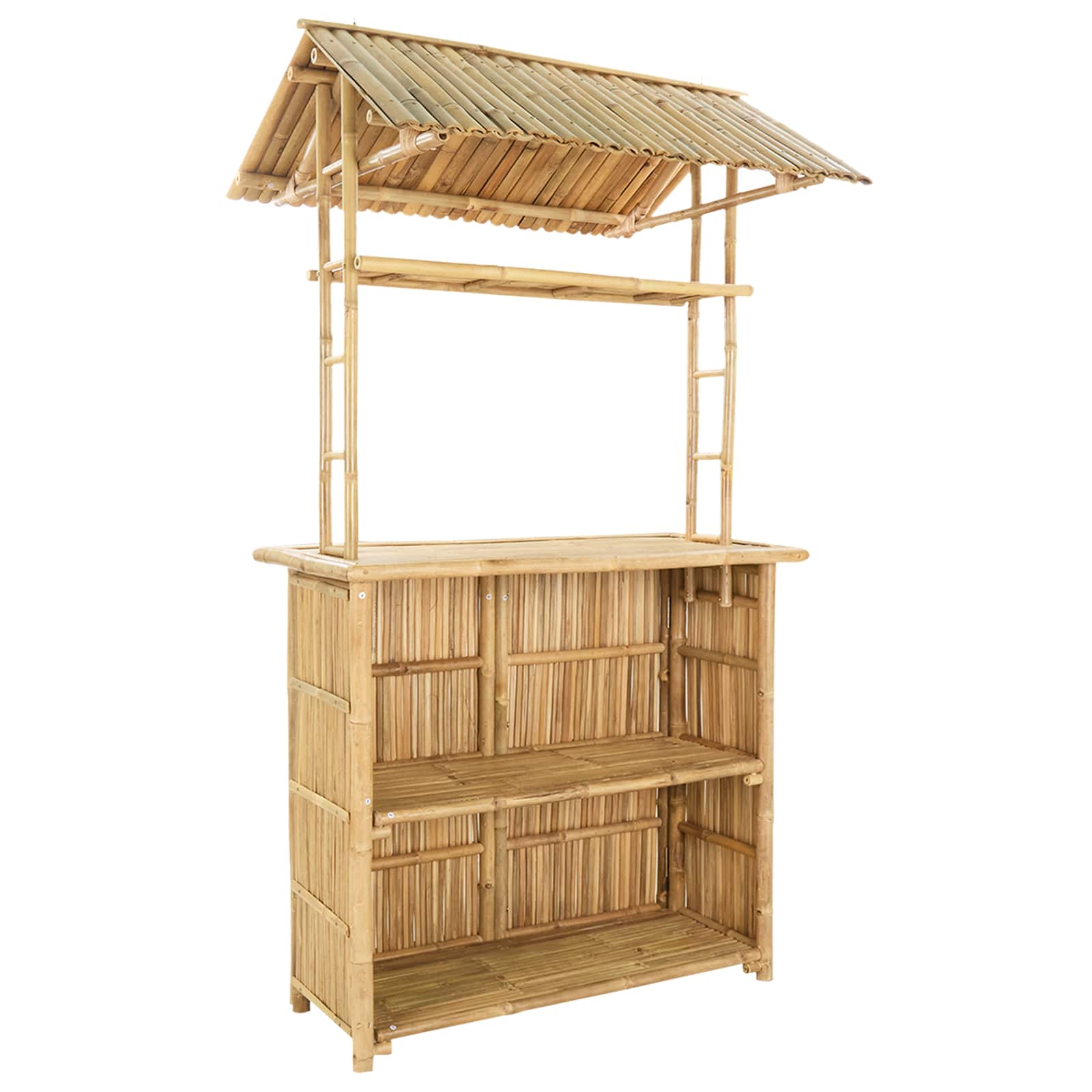 Buiten Bartafel Naturel 115 x 95 x 214 cm Bamboe