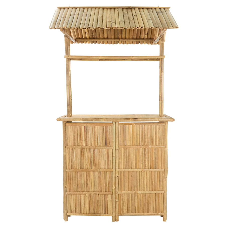 Buiten Bartafel Naturel 115 x 95 x 214 cm Bamboe