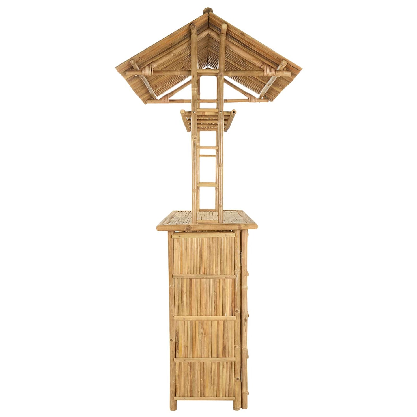 Buiten Bartafel Naturel 115 x 95 x 214 cm Bamboe