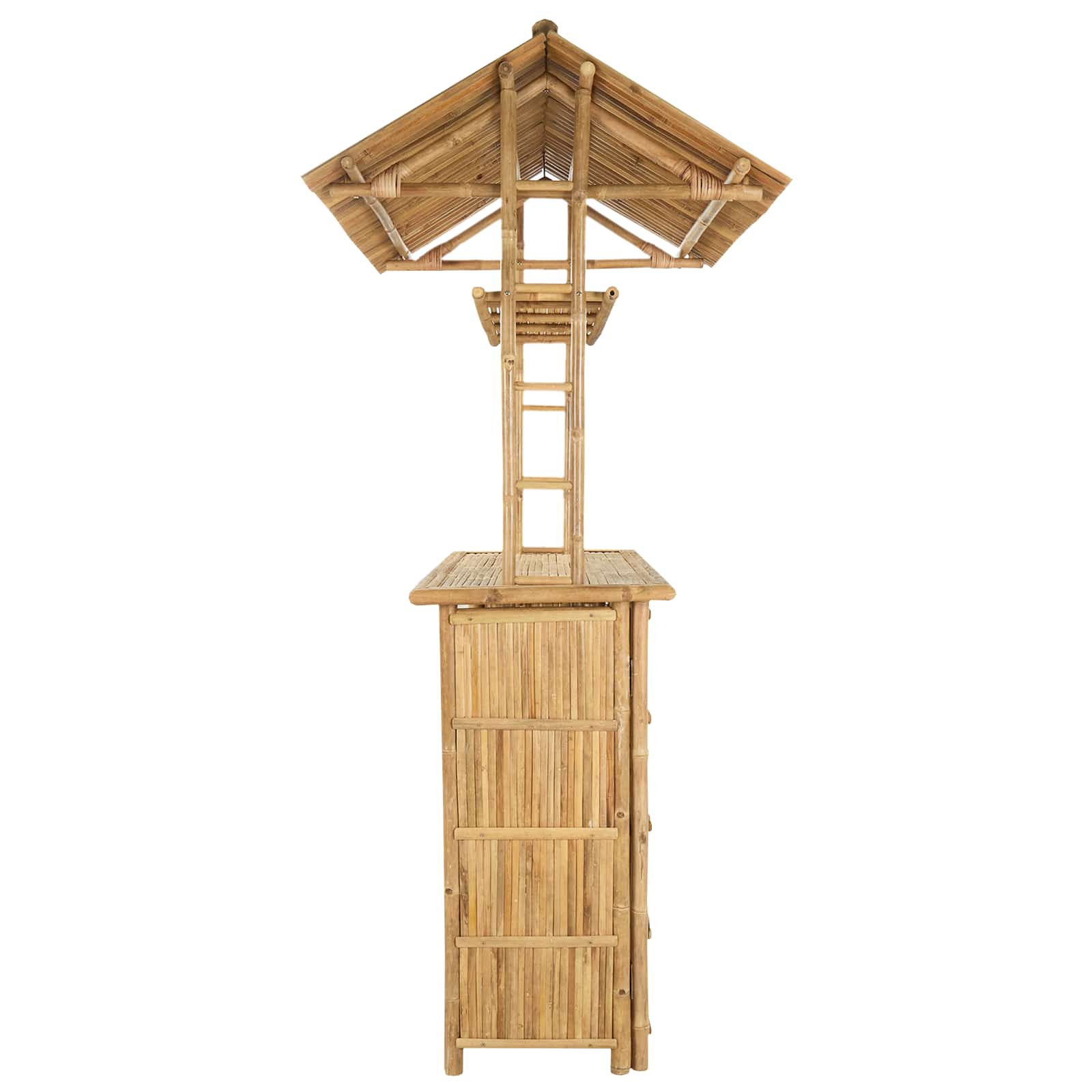 Buiten Bartafel Naturel 115 x 95 x 214 cm Bamboe