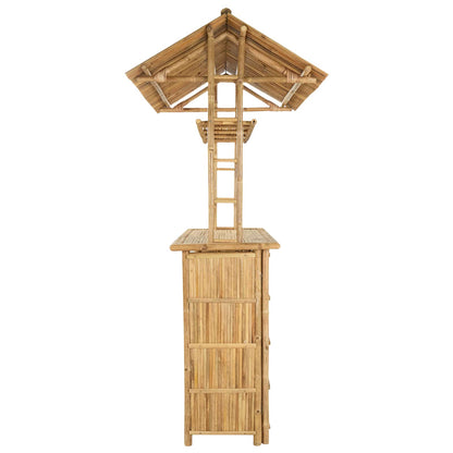Buiten Bartafel Naturel 115 x 95 x 214 cm Bamboe