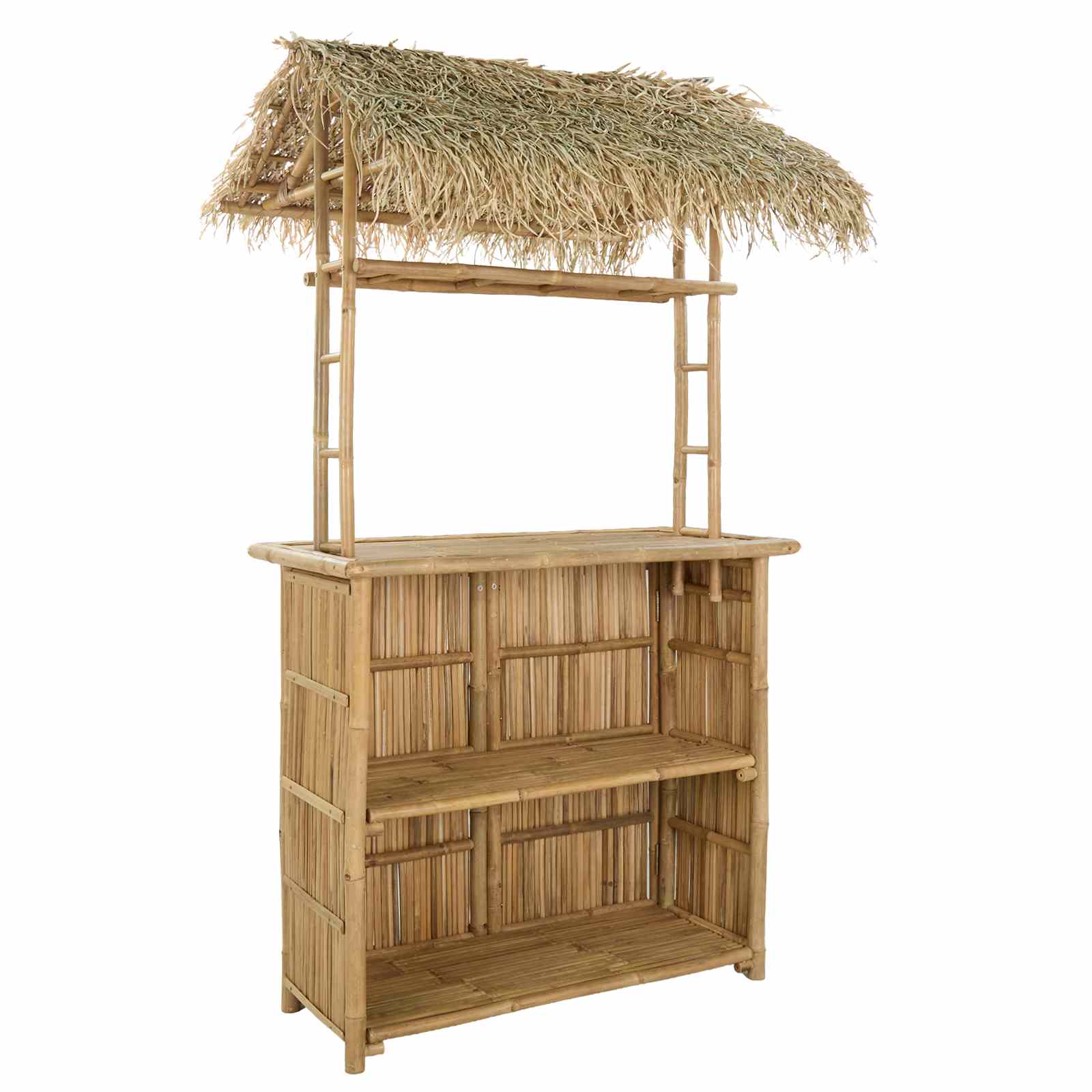 Buiten Bartafel Naturel 115 x 95 x 215 cm Bamboe