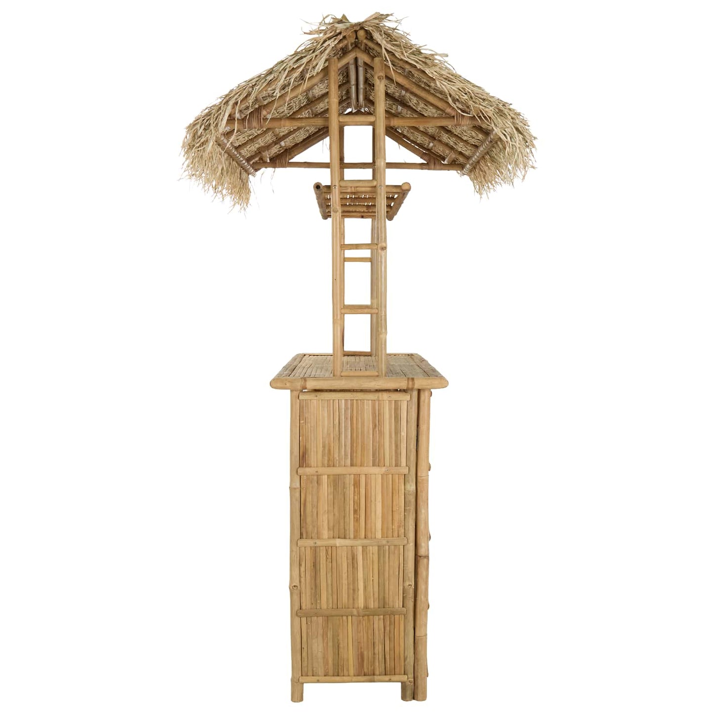 Buiten Bartafel Naturel 115 x 95 x 215 cm Bamboe