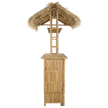 Buiten Bartafel Naturel 115 x 95 x 215 cm Bamboe