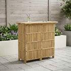 Bartafel bamboe 115x55x105 cm naturel