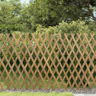 Extendable Plant Rack 2 pcs Light Brown 100 x 105 cm Bamboo